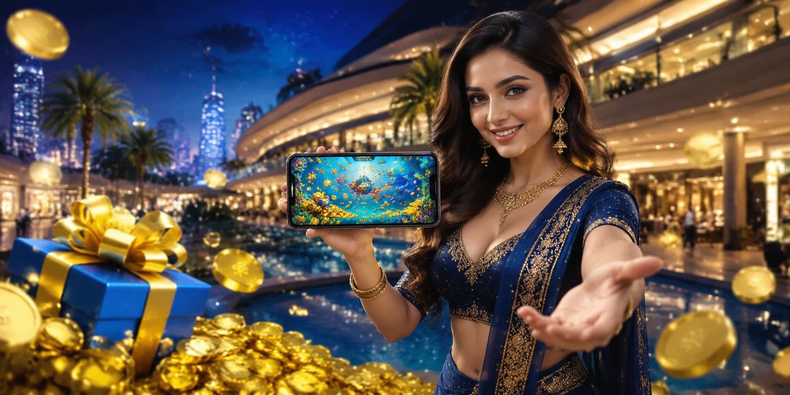 Mobile user browsing 22660 site playing fishing styled game, Pune city background